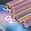 Metallic Shade Colored Pencils Set of 50 Colors for Drawing, Sketching And Blending