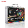 Macaron 96pcs Sketching Colored Pencils Set with Metallic, Fluorescent And Watercolor Shades 4mm Thickened Lead 