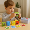  Emoji Face Changing Cube Puzzle Game , Kids Age 3+ Years, Cute Expression Puzzles and Interesting Gift for Boys & Girls