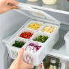 Fridge Storage Boxes ,Container for Kitchen Storage Set, Storage in Kitchen, Vegetable Storage, Draining