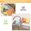 Kitchen Sink Faucet Sponge Holder Organizer Stainless Steel Drain Rack Kitchen Sink Faucet Sponge Holder Organizer Stainless Steel Drain Rack