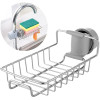 Kitchen Sink Faucet Sponge Holder Organizer Stainless Steel Drain Rack Kitchen Sink Faucet Sponge Holder Organizer Stainless Steel Drain Rack
