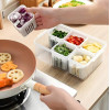 Fridge Storage Boxes ,Container for Kitchen Storage Set, Storage in Kitchen, Vegetable Storage, Draining