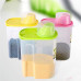  Set Of 3 Food Grade Plastic Kitchen Storage Jar Dispenser Box(Set Of 3)