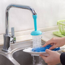 Set of 1 Adjustable Splash Sprinkler Head Nozzle Bathroom Tap Water Saving Device Faucet Regulator