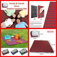Foldable and Portable Water-Resistant Outdoor Picnic Mat Rug, Multi-Purpose for Beach, Camping