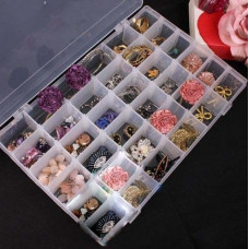 36 Compartment Adjustable Jewellery Box