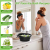 Face Bowl for Ice with Built in Ice Tray Portable Foldable Silicone Ice Facial Bowl for Ice Bath Facial