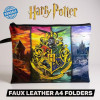 Harry Potter Theme Multipurpose Utility Pouch for Girls Faux Leather Travel Organizer