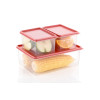 Airtight Food Storage Container with Blue Lids for Kitchen And Pantry Storage SET OF 3 Airtight Food Storage Container with Blue Lids for Kitchen And Pantry Storage SET OF 3