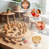 Wooden Color Memory Chess Game for Kids And Adults Montessori Brain Puzzle Toy Wooden Color Memory Chess Game for Kids And Adults Montessori Brain Puzzle Toy