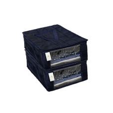 Shirt And Pant Cover Wardrobe Cloth Organizer for Clothes Storage And Protection SET OF 2 Multicolor 