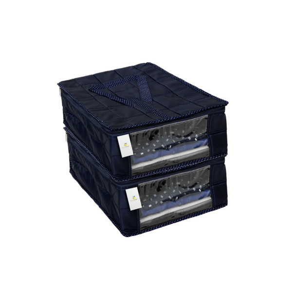 Shirt And Pant Cover Wardrobe Cloth Organizer for Clothes Storage And Protection SET OF 2 Multicolor 