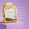 Magnetic Drawing Board for Kids Reusable Educational Doodle Writing Pad with Pen