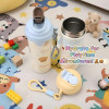 600ml Vacuum Insulated Stainless Steel Thermos Bottle with Cute Bear Print 600ml Vacuum Insulated Stainless Steel Thermos Bottle with Cute Bear Print