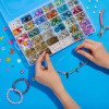36 Compartment Adjustable Jewellery Box