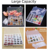 36 Compartment Adjustable Jewellery Box