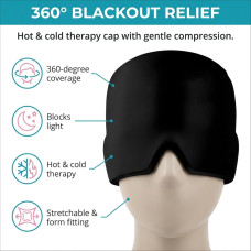 Migraine Relief Cap for Headache And Migraine Pain Hot And Cold Therapy