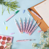 12pcs 3D Nail Art Gel Pen Set Colorful 0.7MM Nail Drawing Pens for DIY Manicure