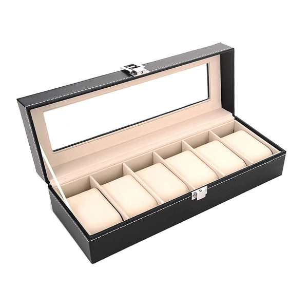 Watch Box 6 Grid / Pure Leather