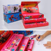 54 Pcs Kids Art Set Box Colour Pencil, Crayons, Water Colour And Sketch Pen Kit