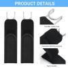 Buckleless Elastic Belt with Metal Hook Invisible Unisex Waist Belt for Work 2 Piece