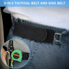 Buckleless Elastic Belt with Metal Hook Invisible Unisex Waist Belt for Work 2 Piece
