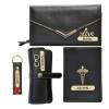 Customized Women Wallet Gift Set 4 Pcs Combo with Name And Charm Personalized Gifts for Women