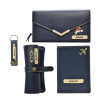 Customized Women Wallet Gift Set 4 Pcs Combo with Name And Charm Personalized Gifts for Women