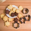 Stainless Steel Cookies And Biscuit Cutter Set Of 4 Different Shapes in Heart Star, Circle and Flower Shapes Mould Stainless Steel Cookies And Biscuit Cutter Set Of 4 Different Shapes in Heart Star, Circle and Flower Shapes Mould