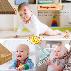 Silicone Corner Protectors for Baby Safety Soft Edge Guards for Tables And Furniture Set of 4