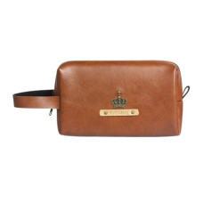Personalized Travel Pouch with Name And Charm Customized Multipurpose Utility Pouch Cosmetic Makeup Zipper Bag