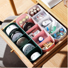 Storage Box Cloth Organizer for Wardrobe Clothes Drawer Organizer for Underwear,Socks,Ties Accessories SET OF 4