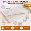 Drying Cloth with Net And Zip Unbleached Thin Cotton Cloth