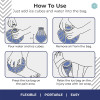 Hot And Cold Ice Pack Bag for Pain Relief 9 Inch Reusable Leakproof