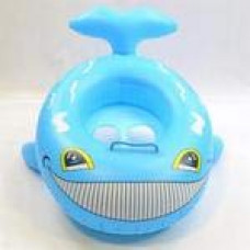 Dolphin Shape Kids Swimming Ring Seat Boat