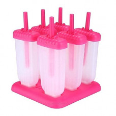 6 PCS Pack Ice Lolly Cream Maker Mold 