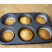 6pc Muffin Tray Non-Stick Material Microwave Safe