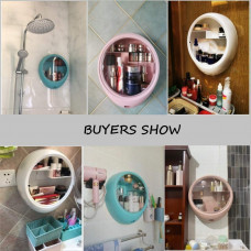 Cosmetic Organizer Wall-Mounted Bathroom Makeup Storage Container for Cosmetic 