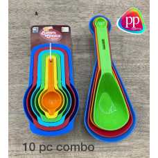 10  Combo Measuring Cups and Spoons Set 