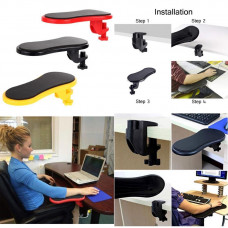 Adjustable Computer Arm Rest Ergonomic Attachable Computer Table Arm Support Stand Desk Rests Chair Extender for Home Office