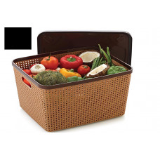 Multipurpose Solitaire Storage Basket with Lid 