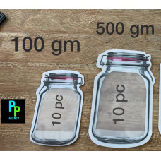 20 pc Small Jar Bottle Shaped 