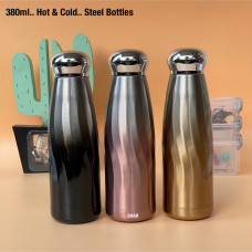 380 ml.. Hot And Cold Steel Bottles.