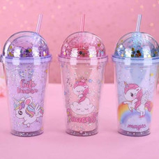 Unicorn Straw Sippers.