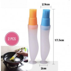 Set Of 2 Silicone Oil Cooking Brush for Grilling