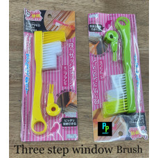 Three Step Stepped Sash Brush Window 