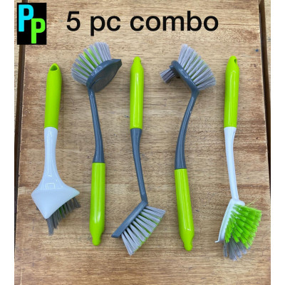  Toilet Plastic Brush 5 PC COMBO