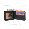 Customized Leather Wallet And Keychain Set with Name And Charm Personalized Gift for Men