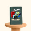 Customized Kids Passport Cover with Name Engraving Personalized Leather Passport Holder